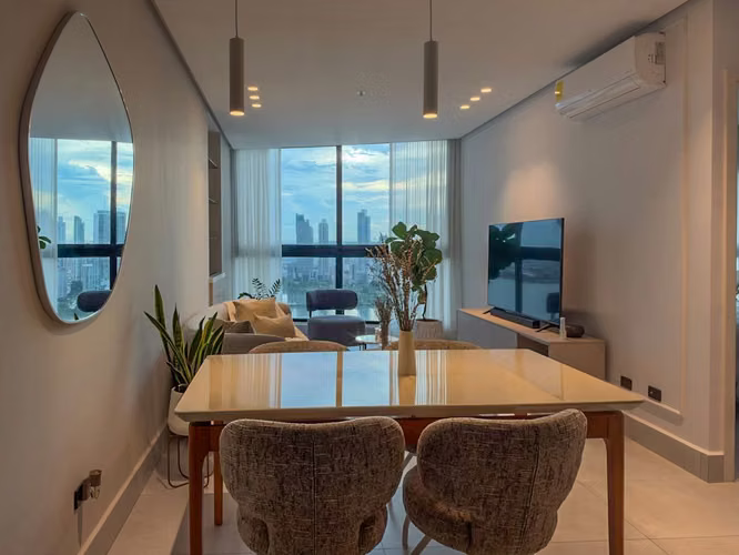 ALQUILER APARTAMENTO AMOBLADO PH AQUAPOINT VISTA AL MAR - Imagen 7