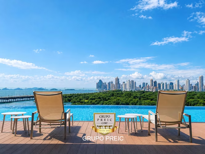 Apartamento en venta costa del este Ph Bali vista la mar CC