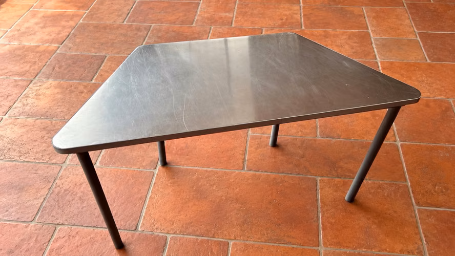 Stainless Steel table with steel structure