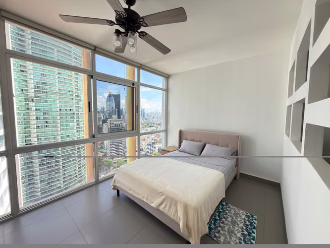 ALQUILO APARTAMENTO EN BELLA VISTA, 1 RECAMARA, AMOBLADO, 45M2, PISO ALTO. - Imagen 10