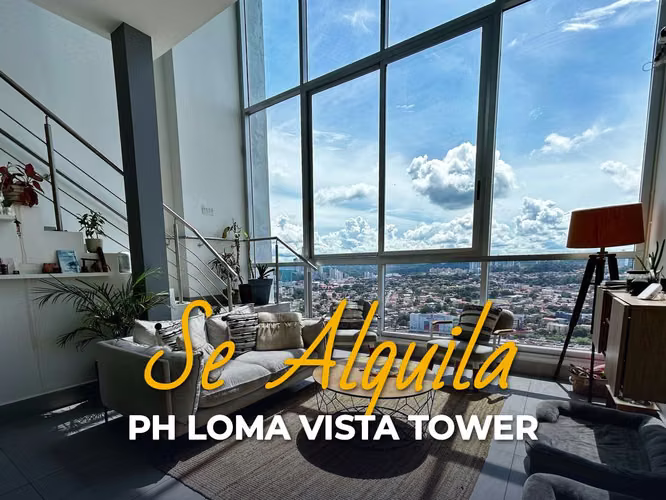 SE ALQUILA LOFT PH LOMA VISTA | VIA ESPAÑA | AMOBLADO | 2 RECÁMARAS