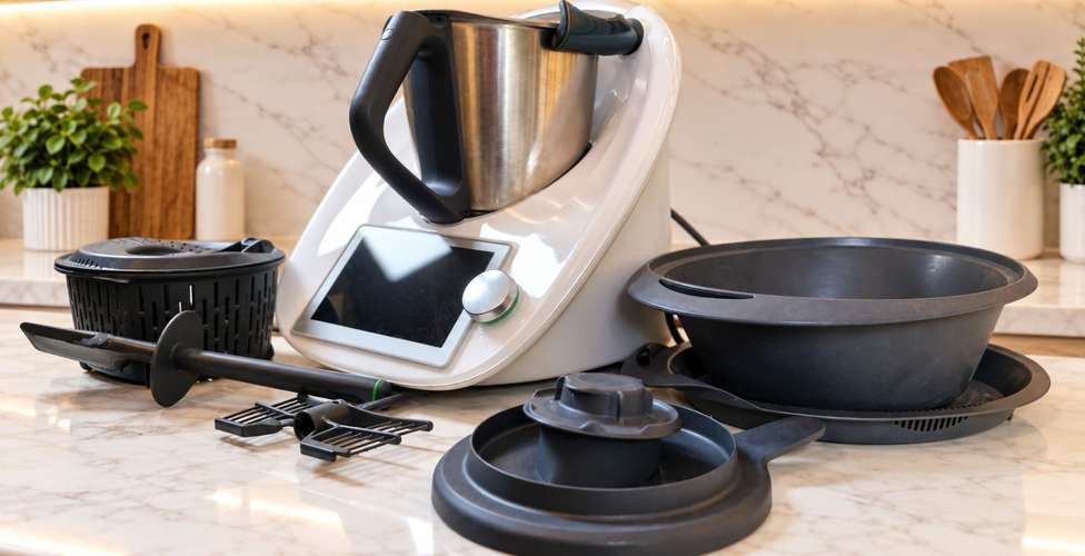 Thermomix TM6 en perfecto estado, con manual y todas las piezas - Imagen 2