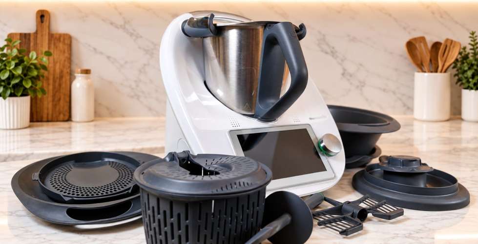 Thermomix TM6 en perfecto estado, con manual y todas las piezas - Imagen 3