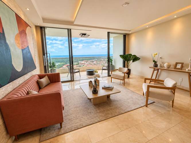 VENTA APARTAMENTO SANTA MARIA AMOBLADO VISTA AL MAR GREENVIEW MLD - Imagen 3