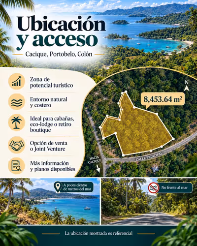 Terreno 8,453.64 m² en Cacique, Portobelo | Venta o Joint Venture - Imagen 4