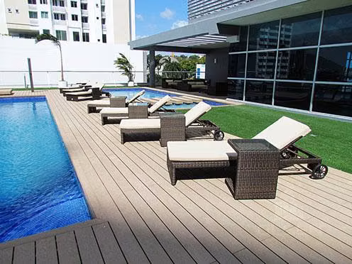 ALQUILO APARTAMENTO EN BELLA VISTA, 1 RECAMARA, AMOBLADO, 45M2, PISO ALTO.