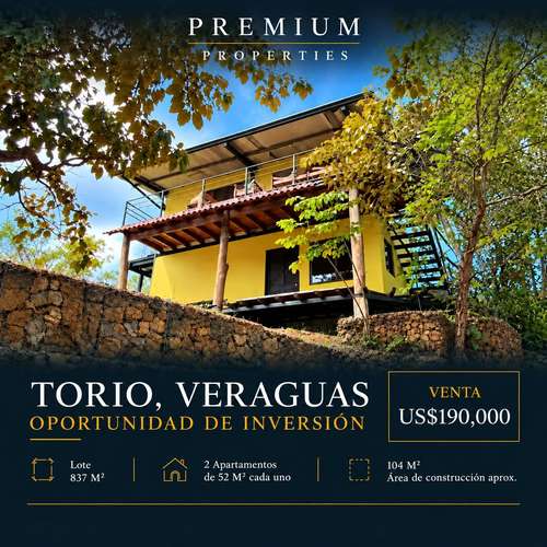 Oportunidad de Inversión en Torio, Veraguas | 837 m² | US$190,000