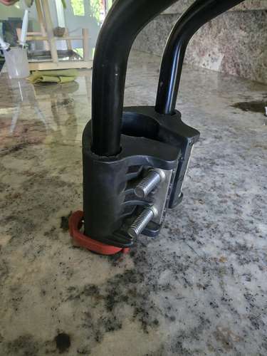 Asiento frontal para bicicleta para trasladar bebés y niños, estándar, EE. UU., con pasamanos - Imagen 2