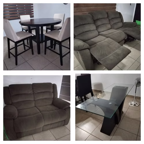 Muebles de sala y comedor