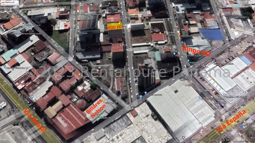Venta de Edificio 800m2 en Obarrio, Sector Residencial y Comercial 24LGG4113