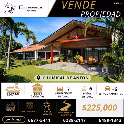 VENTA DE PROPIEDAD EN CHUMICAL DE ANTON - Imagen 6