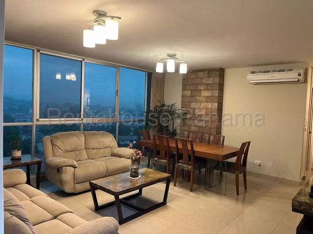 Alquiler apartamento amoblado en PH Creta, Chanis *