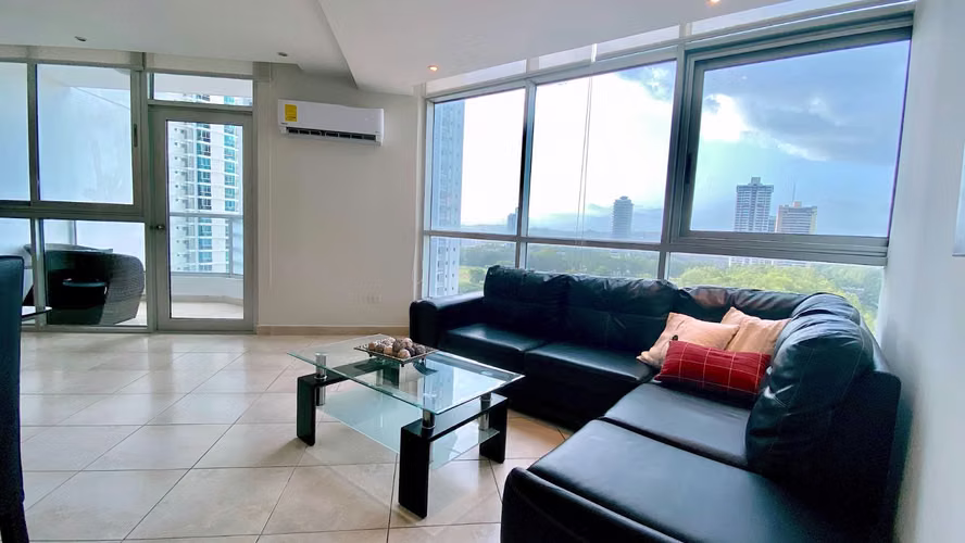 Apartamento amoblado en Alquiler vista al parque - Costa del Este - Imagen 4