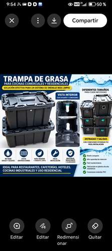 Trampas de grasa para restaurantes fondas.  - Imagen 5