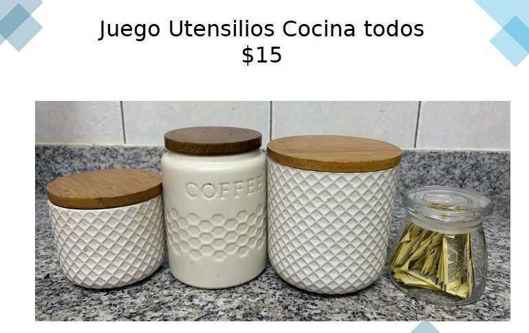 Venta Articulos varios Cocina