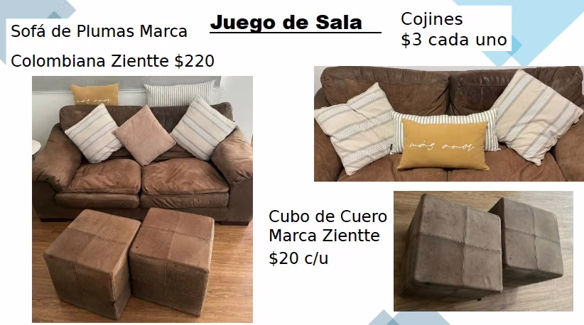 Muebles y Articulos decorativos