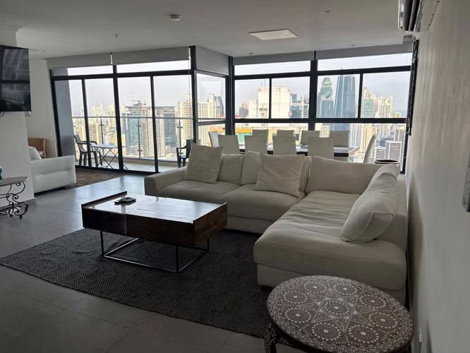 PENTHOUSE AMOBLADO EN EL CANGREJO | 145 M² | 3 HAB + SERVICIO  - Imagen 2