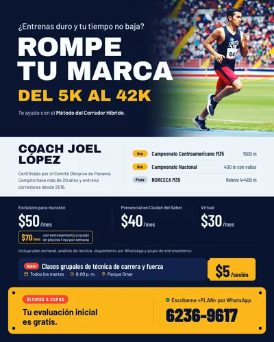Entrenamientos para corredores que buscan mejorar 