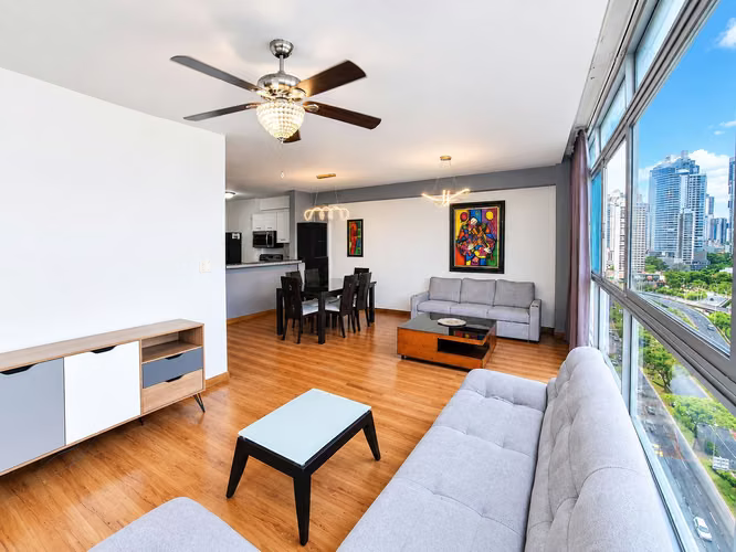 AVENIDA BALBOA I AMOBLADO I 1 RECAMARA I 95.5M ² I BALCÓN + VISTA AL MAR  - Imagen 3