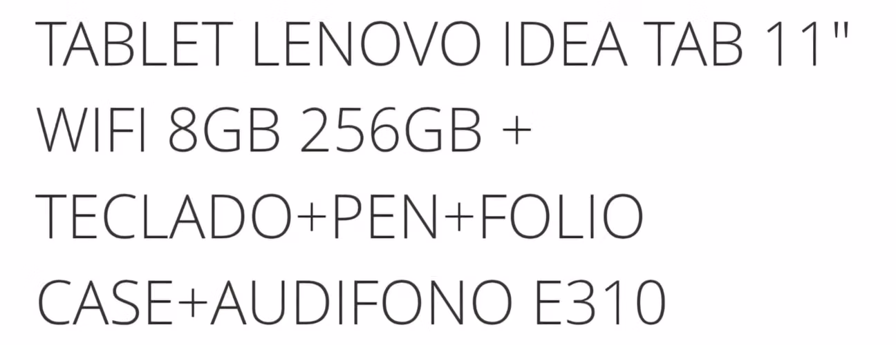 Se vende Tablet Lenovo IDEA TAB 11, WIFI, 8GBRAM, 256GB MEMORIA, TECLADO, PEN, FOLIO CASE, AUDIFONO E310 - Imagen 15