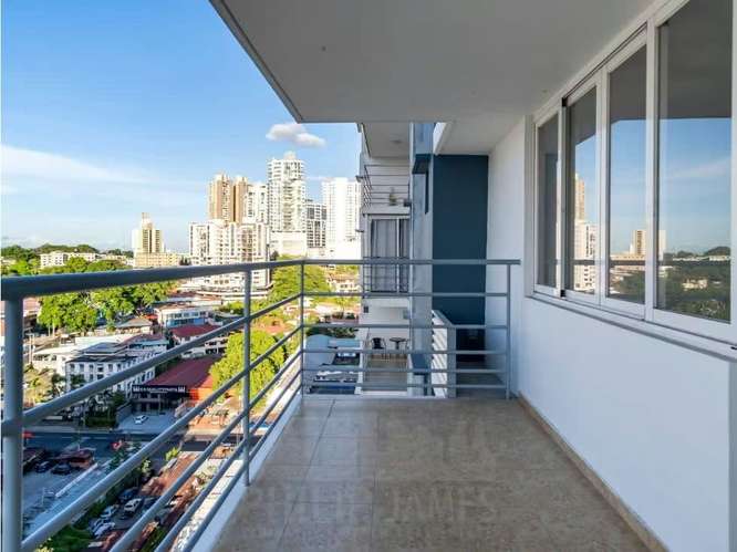 Alquilo,Apartamento amueblado de 2 dormitorios en Ph.Cosmopolitan Tower, balcón,EL METRO