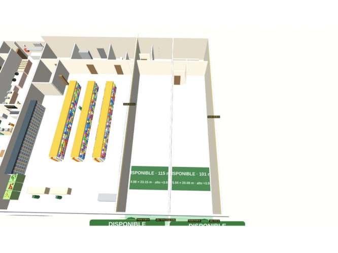 SE ALQUILA LOCAL 101 M2 EN CAPIRA  PLAZA BUENA VISTA PLANTA BAJA