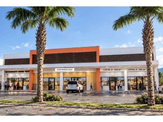 SE ALQUILA LOCAL 101 M2 EN CAPIRA  PLAZA BUENA VISTA PLANTA BAJA