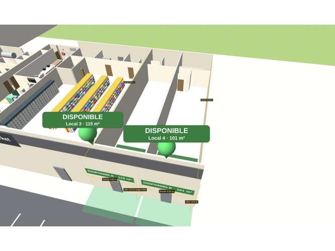 SE ALQUILA LOCAL 101 M2 EN CAPIRA  PLAZA BUENA VISTA PLANTA BAJA