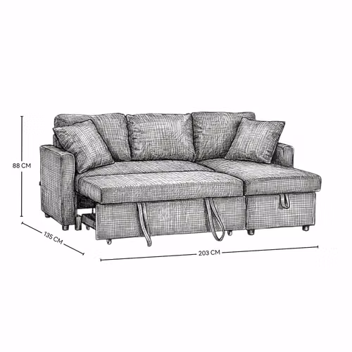 Sofa cama con baul nuevo  - Imagen 5