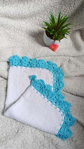Toallitas grandes hechas a crochet 