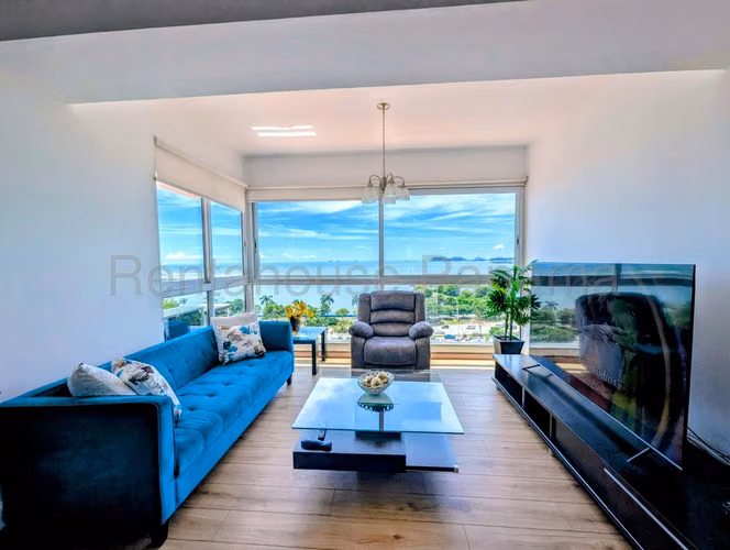 Alquiler apartamento amoblado PH Vista del Mar, Av. Balboa - vista al mar | uVIK-27-2882