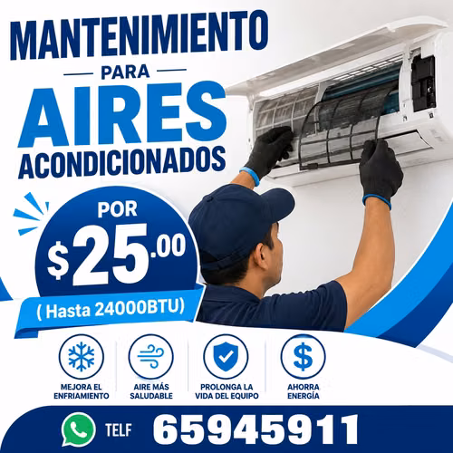 Mantenimiento aire acondicionado  - Imagen 1