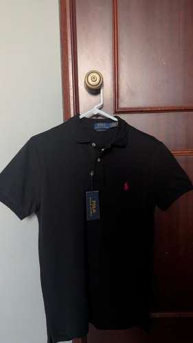 Polo Ralph Lauren, Polo negro, talla S 