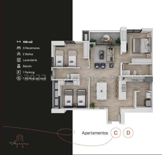 Apartamento en Preventa en San Francisco KC - Imagen 3