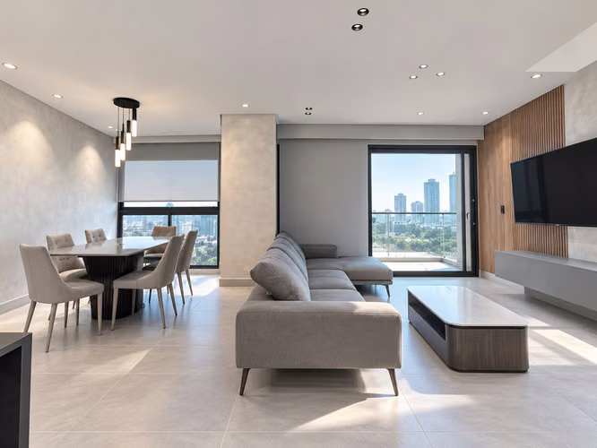 Apartamento amueblado de 3 habitaciones en Coco del Mar, Victory Sport, con vista a la ciudad