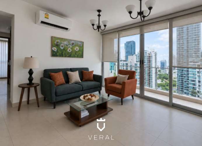 Venta de apartamento semi amoblado en Costa del Este - PH Top Towers (CV)