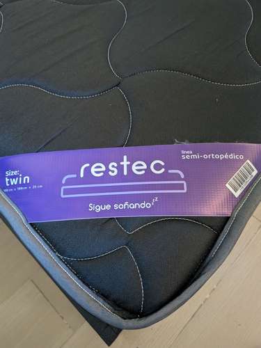 Colchón twin 3/4 NUEVO + Base Cama Box spring NEGOCIABLE  - Imagen 3