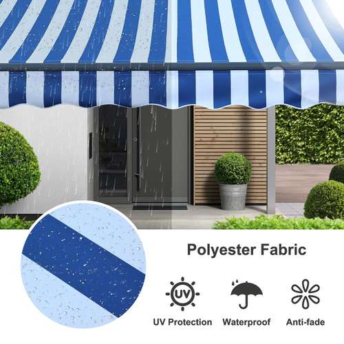 Toldo retractil nuevo 10 pies x 8 pies 
