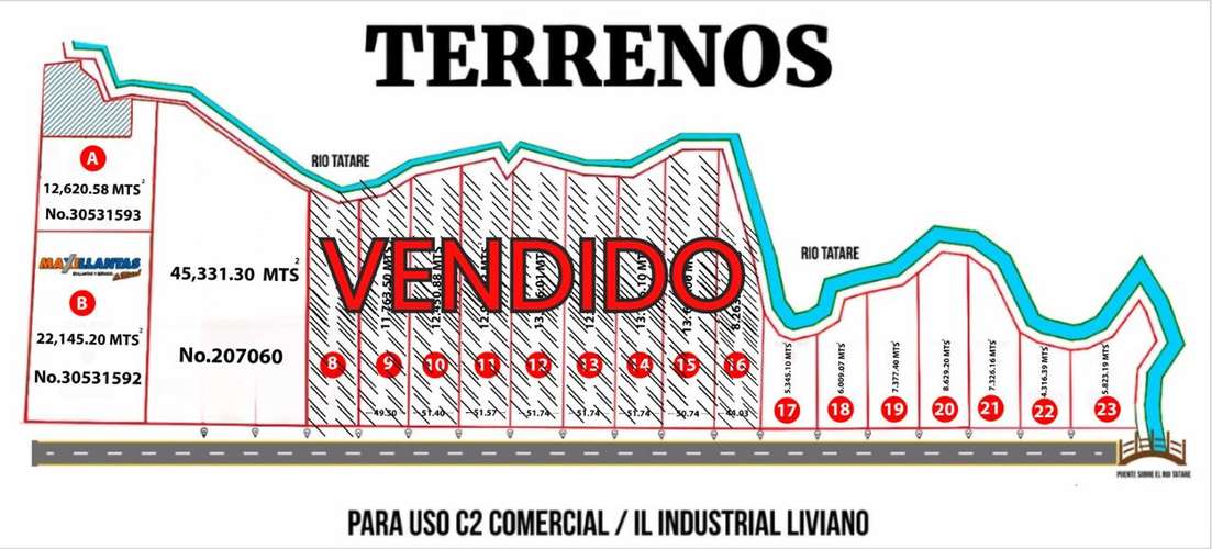 Se Vende terrenos Industriales en Felipillo-Pacora / IDEALES PARA GALERAS Y CENTROS LOGÍSTICOS - Imagen 2