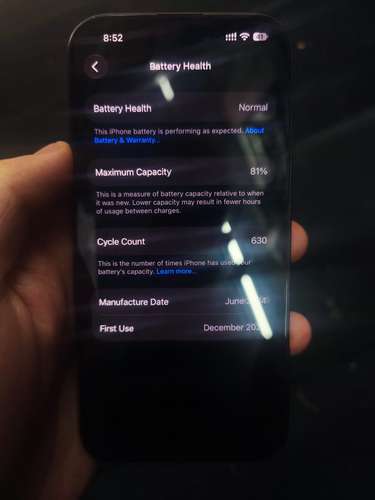 Iphone 15 Pro 256GB Chip Fisico 81% - Imagen 5