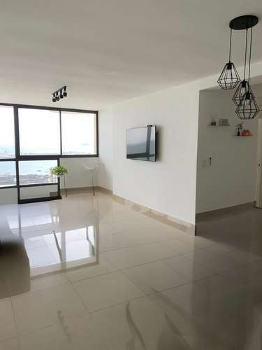 Apartamento 2 recámaras San Francisco Bay solo Linea Blanca con vista al mar   US$1,350