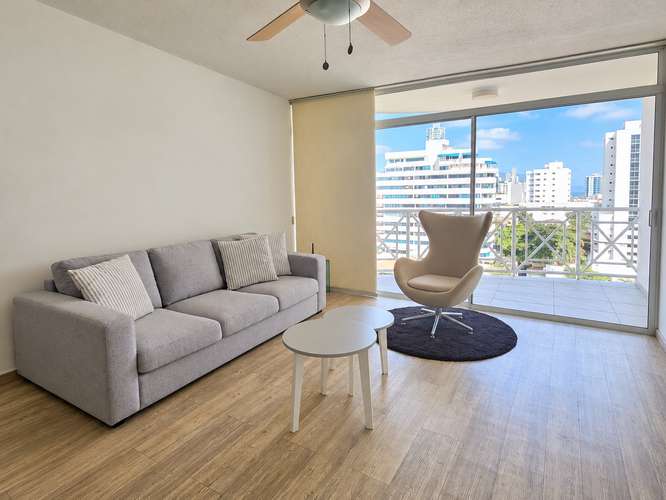 ALQUILER DE APARTAMENTO AMUEBLADO CON BALCÓN EN SAN FRANCISCO  (OR)
