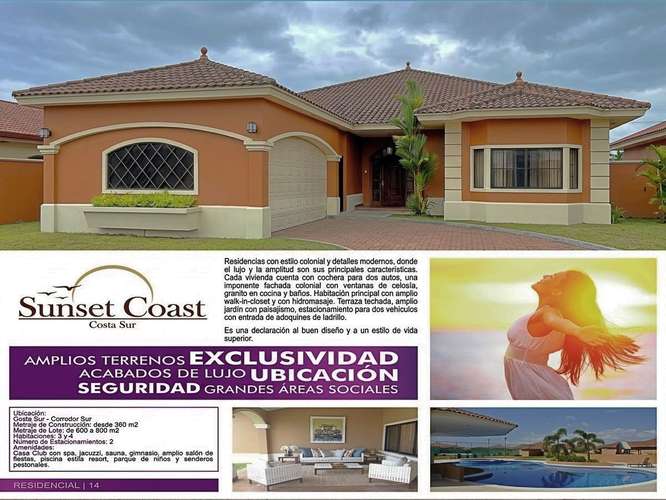 VENTA DE CASAS EN COSTA SUR -  SUNSET COAST - Imagen 11