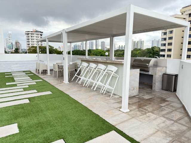 Alquilo apartamento en San Francisco, 2 recamaras con baño, linea blanca, 95m2, área social completa. - Imagen 18