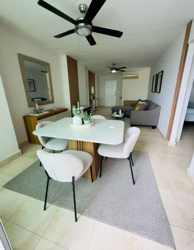 Alquilo apartamento en San Francisco, 2 recamaras, amoblado, cuarto y baño de empleada, remodelado, balcón, 110m2. - Imagen 4