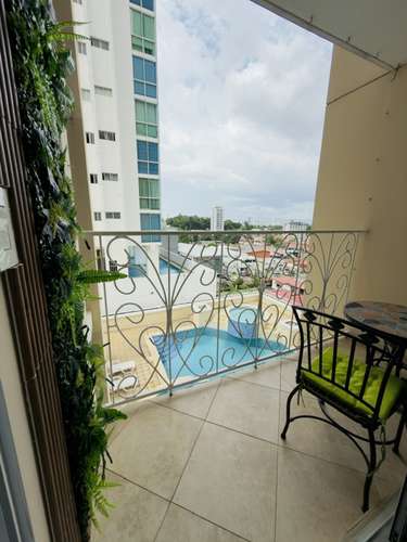 Alquilo apartamento en San Francisco, 2 recamaras, amoblado, cuarto y baño de empleada, remodelado, balcón, 110m2. - Imagen 8