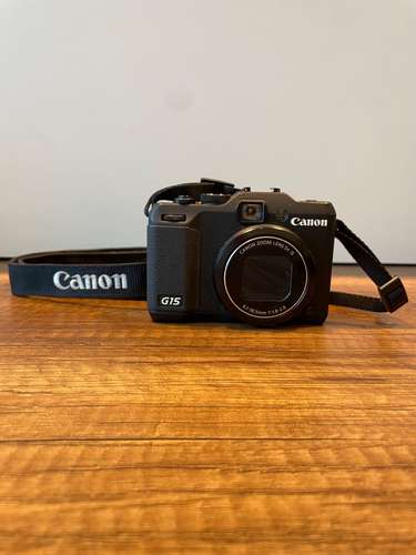 VENDO CÁMARA CANON POWERSHOT G15 – $375