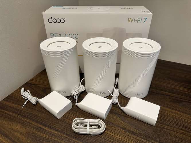 TP-Link Deco 7 Pro (BE63) – Sistema Wi-Fi 7 Mesh, pack de 3 – Como nuevo