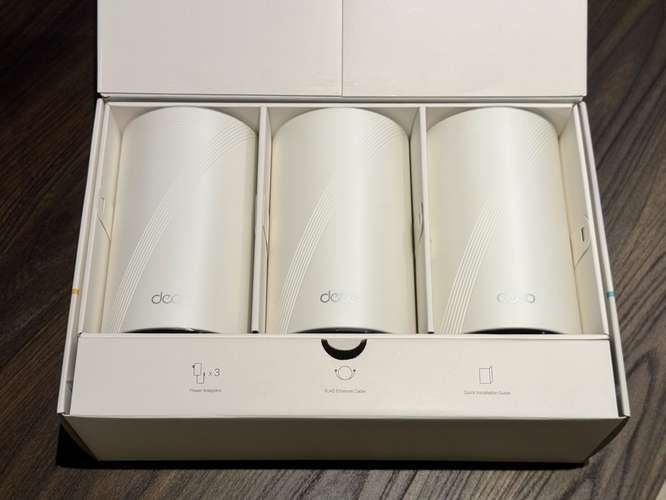 TP-Link Deco 7 Pro (BE63) – Sistema Wi-Fi 7 Mesh, pack de 3 – Como nuevo