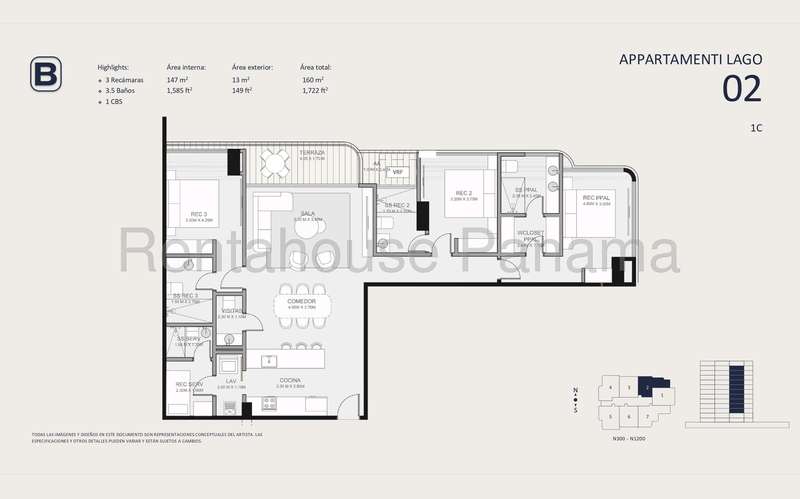 Venta de Apartamento en PH BOSCO DI SANTA MARIA (Solo Cliente Directo)